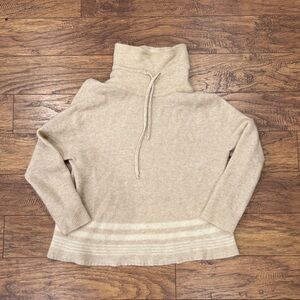 Vineyard Vines Cream Cowl Neck Sweater